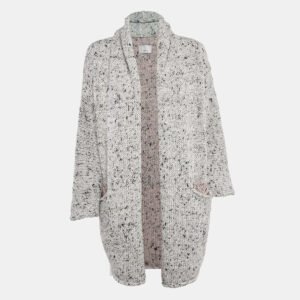 luxury-women-zadig-and-voltaire-used-clothes-p1117286-009 Zadig & Voltaire Grey Knit Open Front Cardigan XS/S