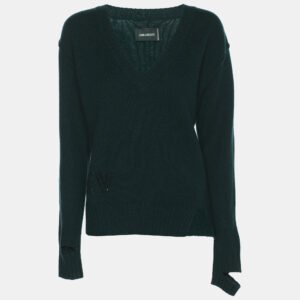 Zadig & Voltaire Green Wool Knit Sweater XS