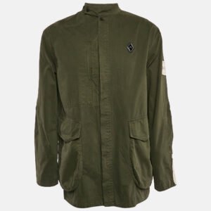 a cold wall military green cotton cargo shirt m