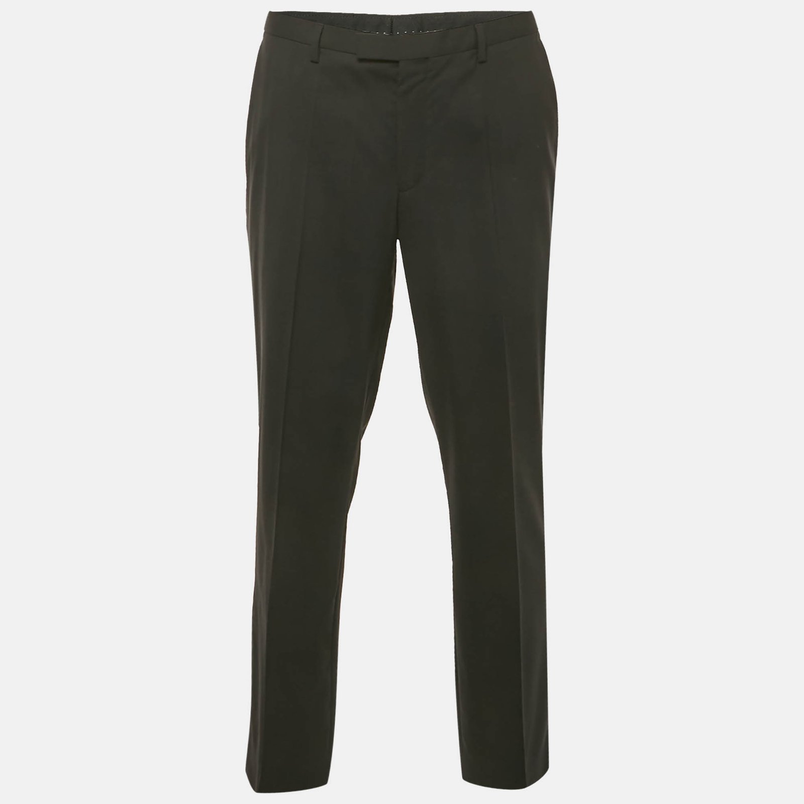 boss by hugo boss black wool formal trousers xxl