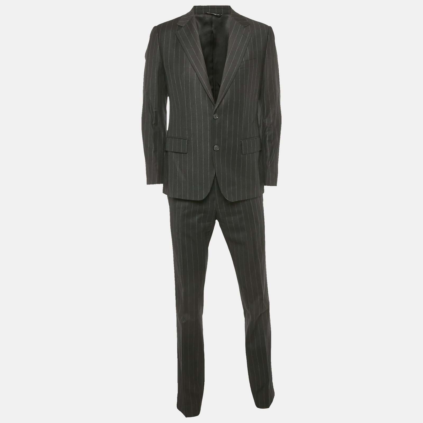 luxury-men-dolcegabbana-used-clothes-p1173700-001.jpg dolce & gabbana black stripe wool tailored pants suit m