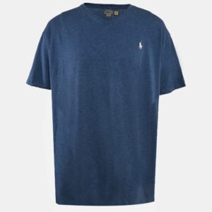 polo ralph lauren blue jersey v-neck classic fit t-shirt xxl