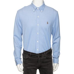 luxury-men-ralph-lauren-used-clothes-p556770-007.jpg ralph lauren blue cotton knit oxford shirt xl
