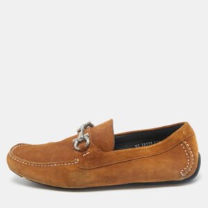 luxury-men-salvatore-ferragamo-used-shoes-p1164487-010.jpg salvatore ferragamo brown suede parigi loafers size 43