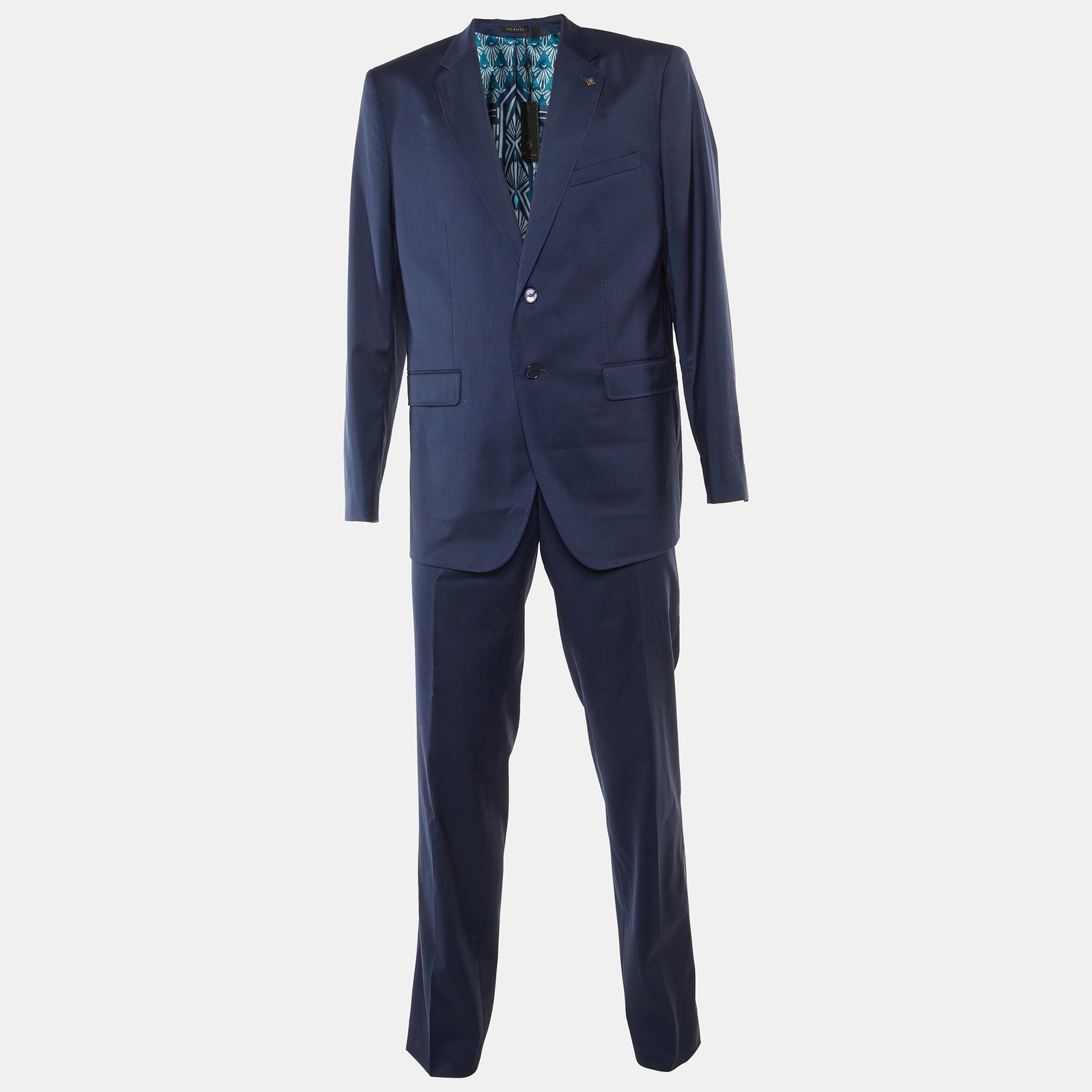 luxury-men-ted-baker-new-clothes-p1175543-002.jpg ted baker dark blue wool tailored suit xl/44r
