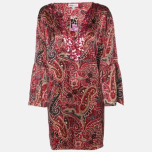 luxury-women-anna-scholz-new-clothes-p1186137-001-1.jpg anna scholz red printed satin sequin embellished tunic xl