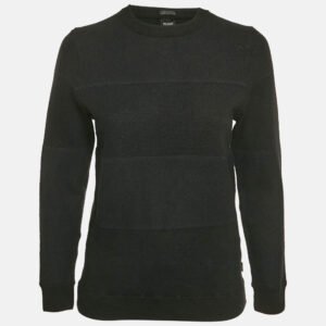 boss by hugo boss grey wool blend regular fit sweatshirt xl