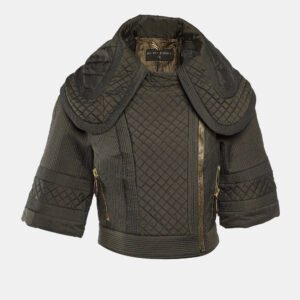 luxury-women-burberry-prorsum-used-clothes-p1187588-001-1.jpg burberry prorsum greenish grey synthetic quilted zip-up jacket m