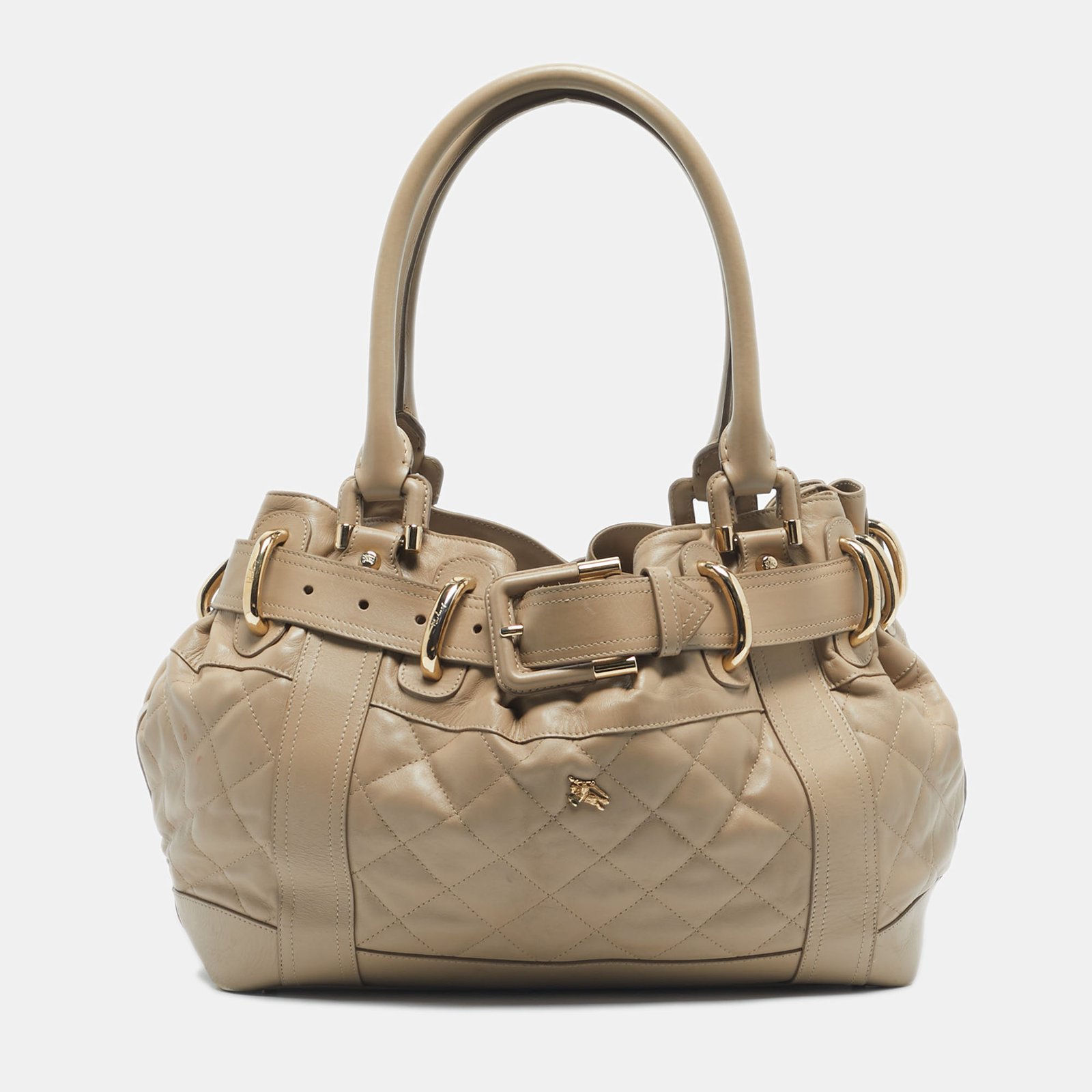burberry beige quilted leather beaton tote