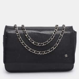 luxury-women-chanel-used-handbags-p1194141-013-1.jpg chanel black leather cc camellia woc clutch bag