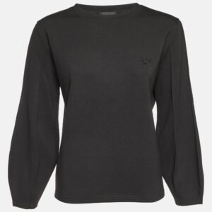 luxury-women-emporio-armani-used-clothes-p1106526-001.jpg emporio armani black jersey crew neck jumper m