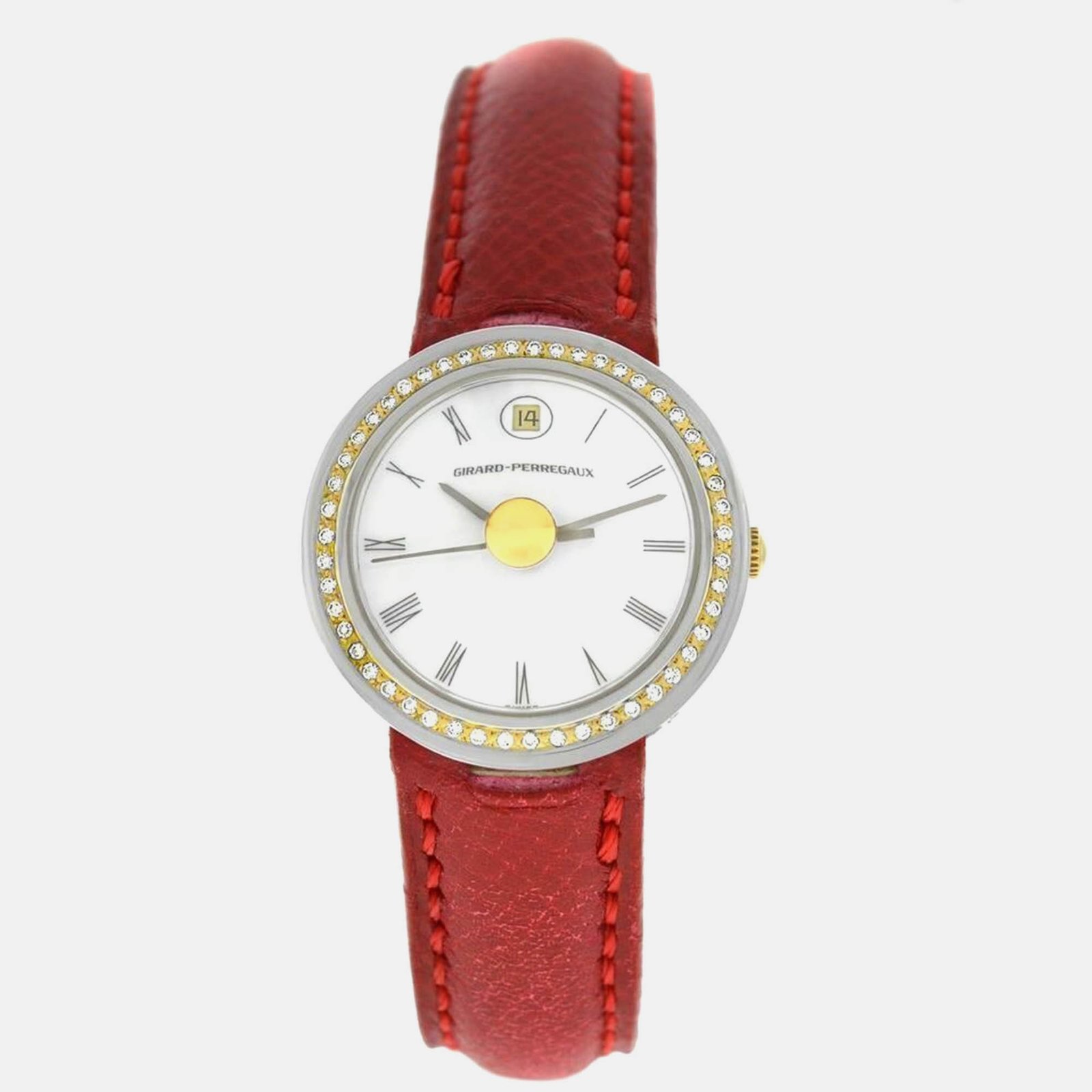 girard-perregaux equation focal 5010 quartz off-white stainless steel women&rsquo;s wristwatch 26 mm