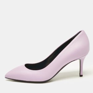 giuseppe zanotti light purple leather pointed toe pumps size 36