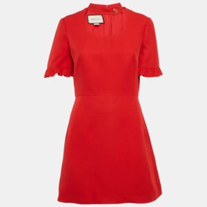 luxury-women-gucci-new-clothes-p1112407-001.jpg gucci red silk and wool detachable collar ruffled mini dress m