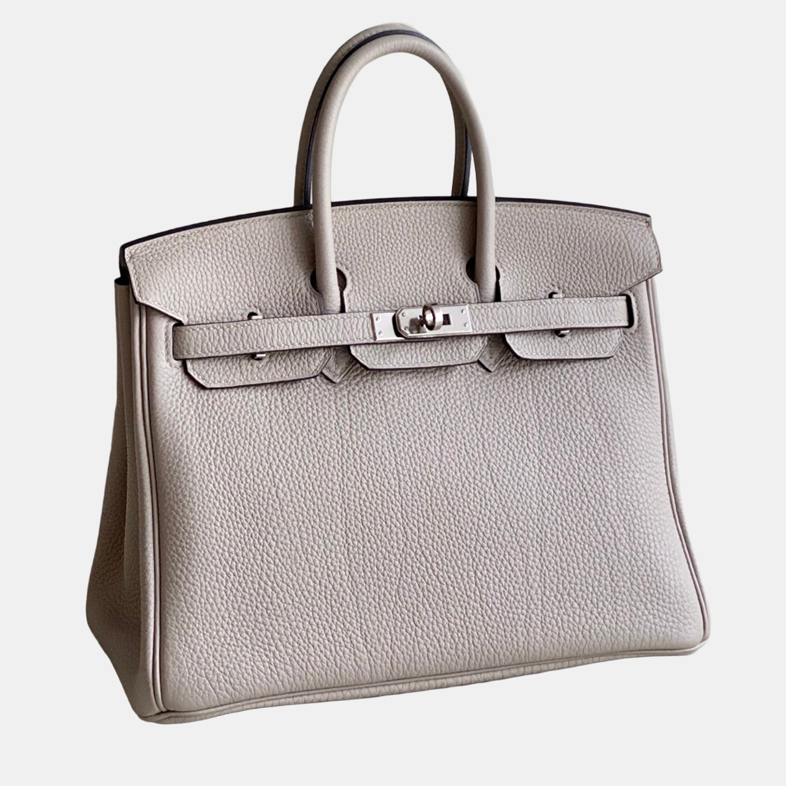 hermes birkin 25 leather handbag