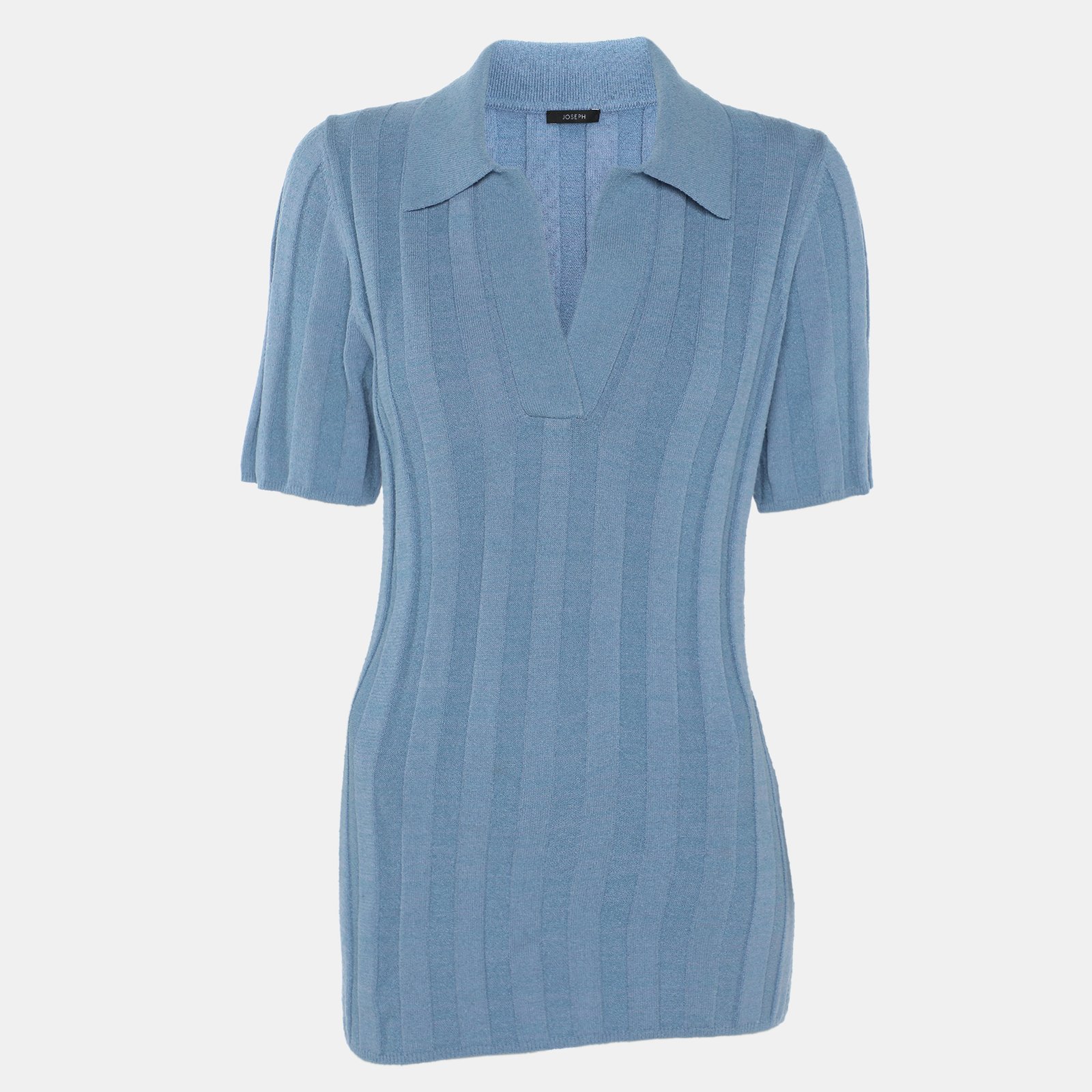joseph blue rib knit t-shirt xs