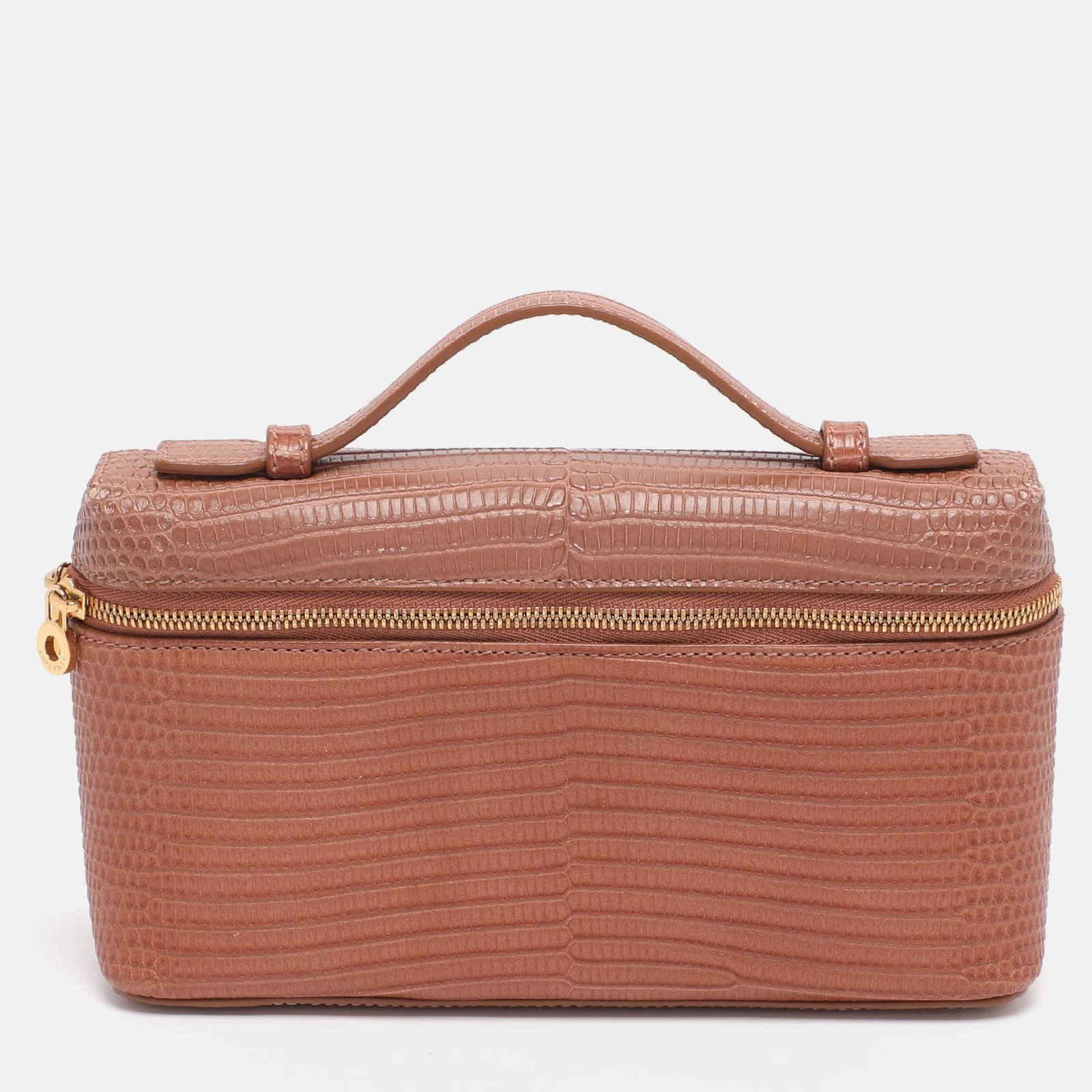 loro piana brown lizard extra pocket l19 pouch