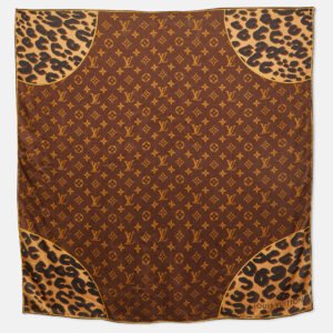 luxury-women-louis-vuitton-used-accessories-p1175807-001-1.jpg louis vuitton brown leopard monogram print silk scarf