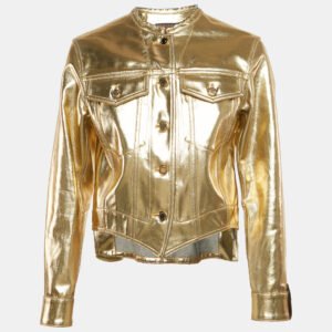 louis vuitton golden denim tailcoat jacket s