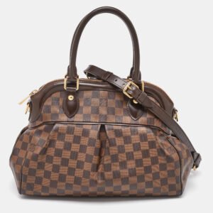 louis vuitton damier ebene canvas trevi pm bag