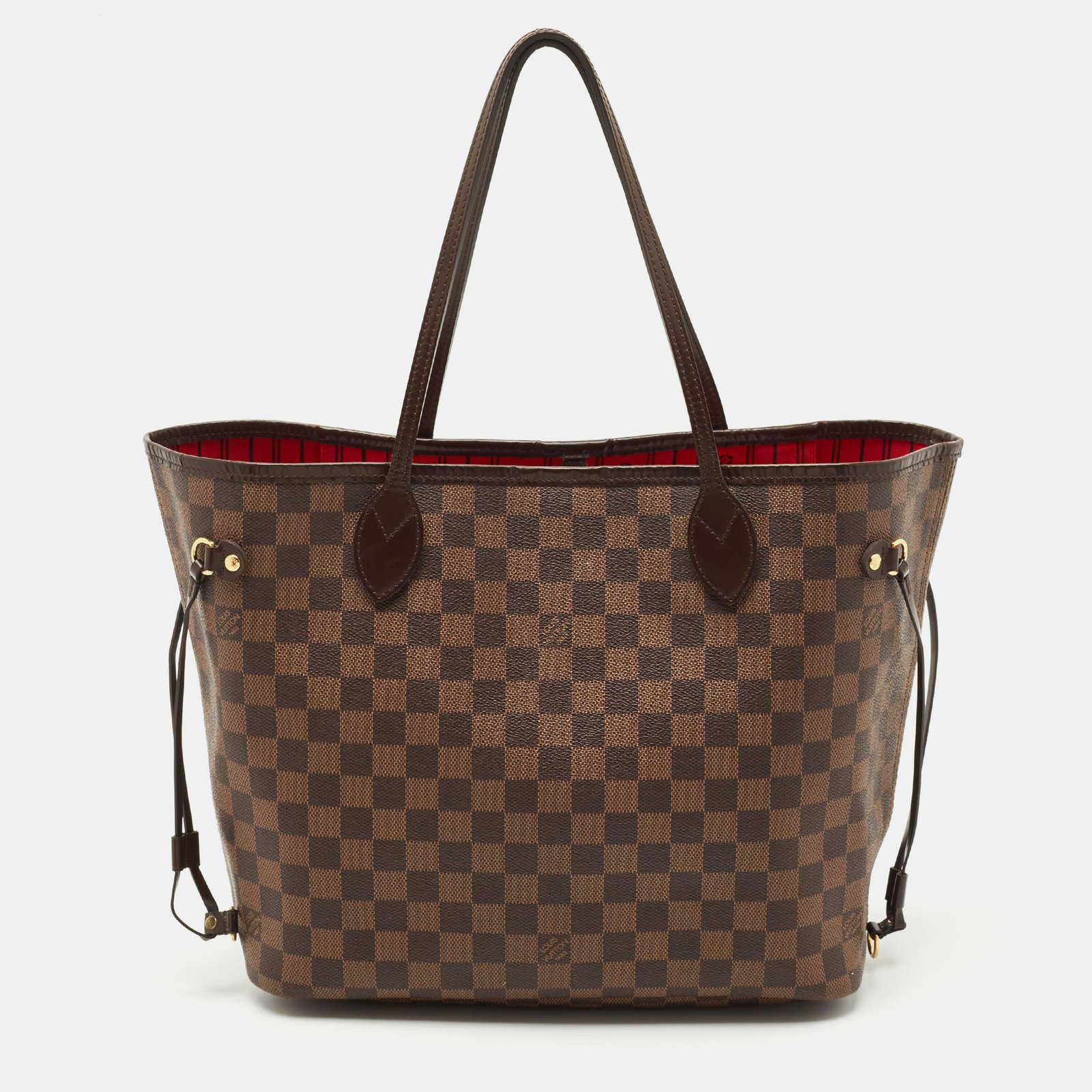 louis vuitton damier ebene canvas neverfull mm bag