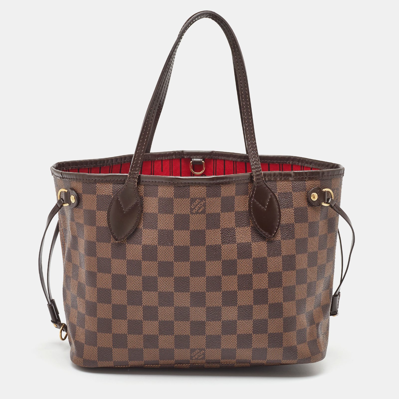 louis vuitton damier ebene canvas neverfull pm bag