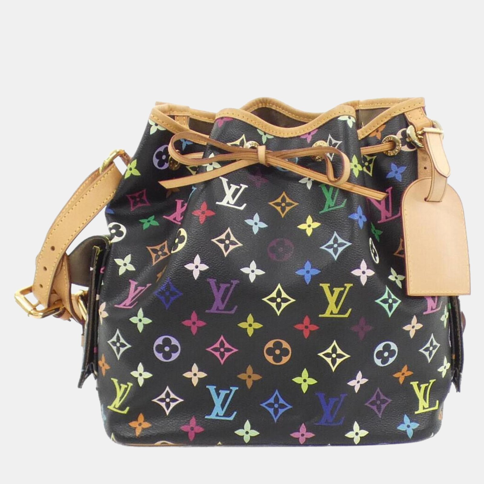 louis vuitton multicolore petit noe shoulder bag