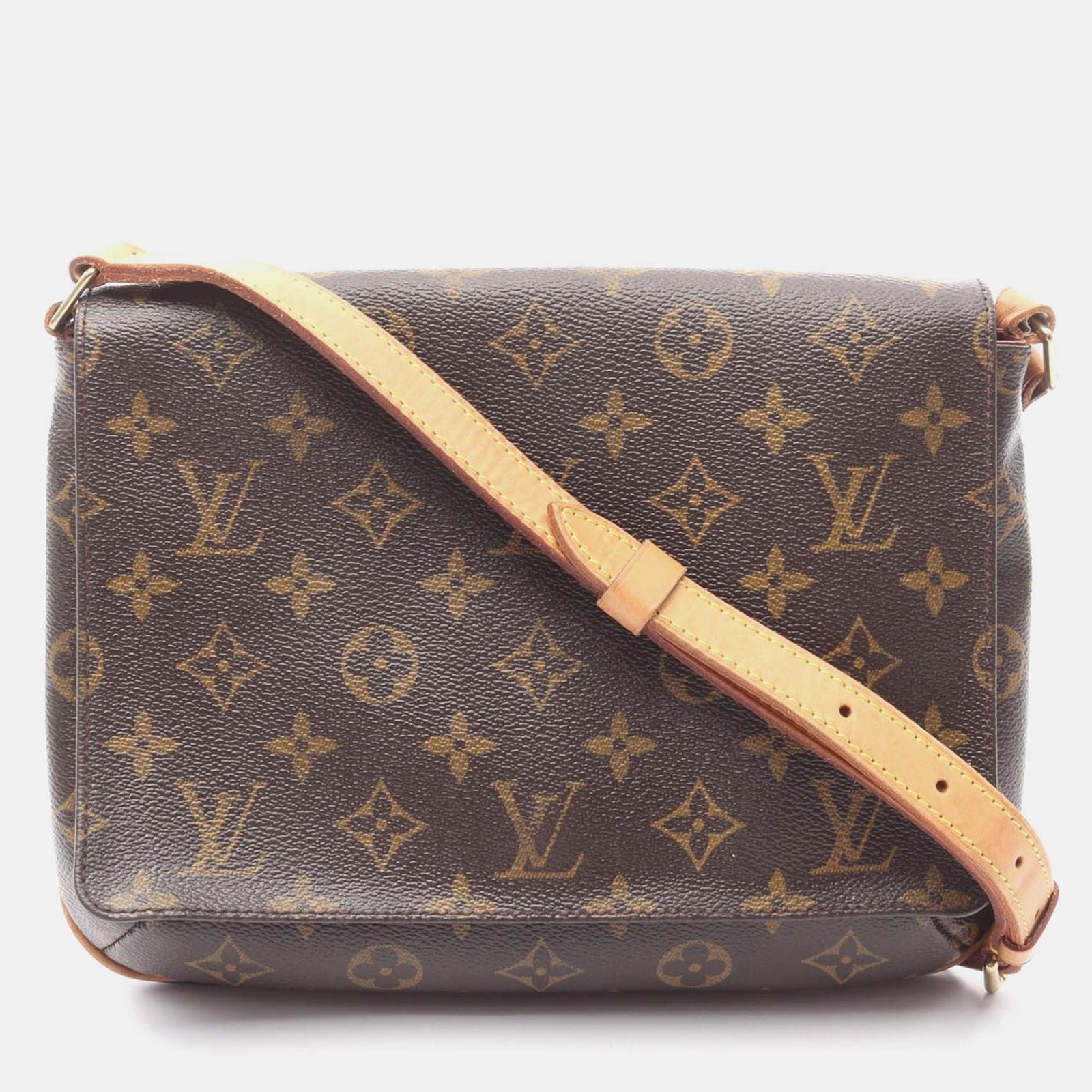 louis vuitton musette tango long strap shoulder bag  monogram canvas