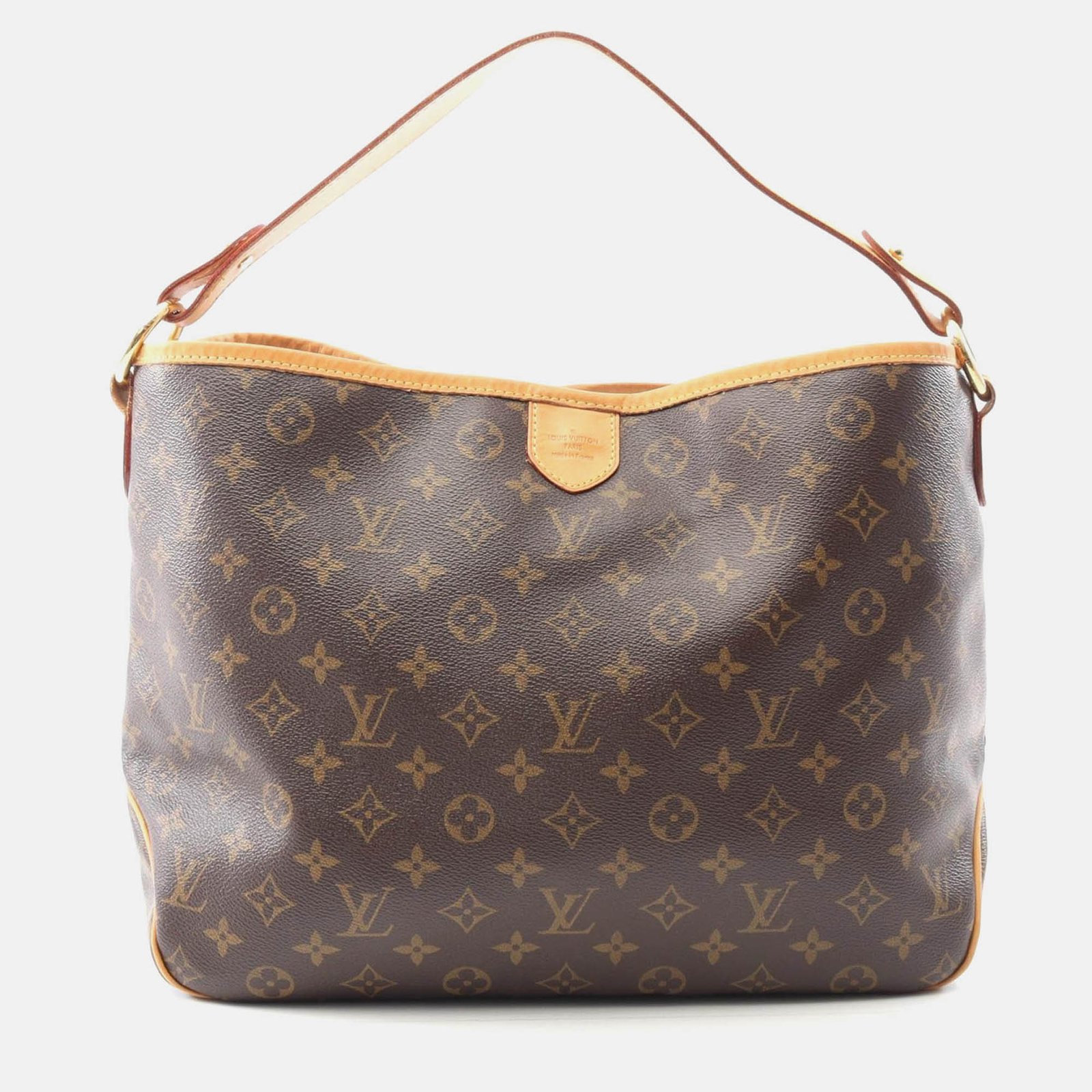 louis vuitton delightfull pm shoulder bag  monogram canvas leather