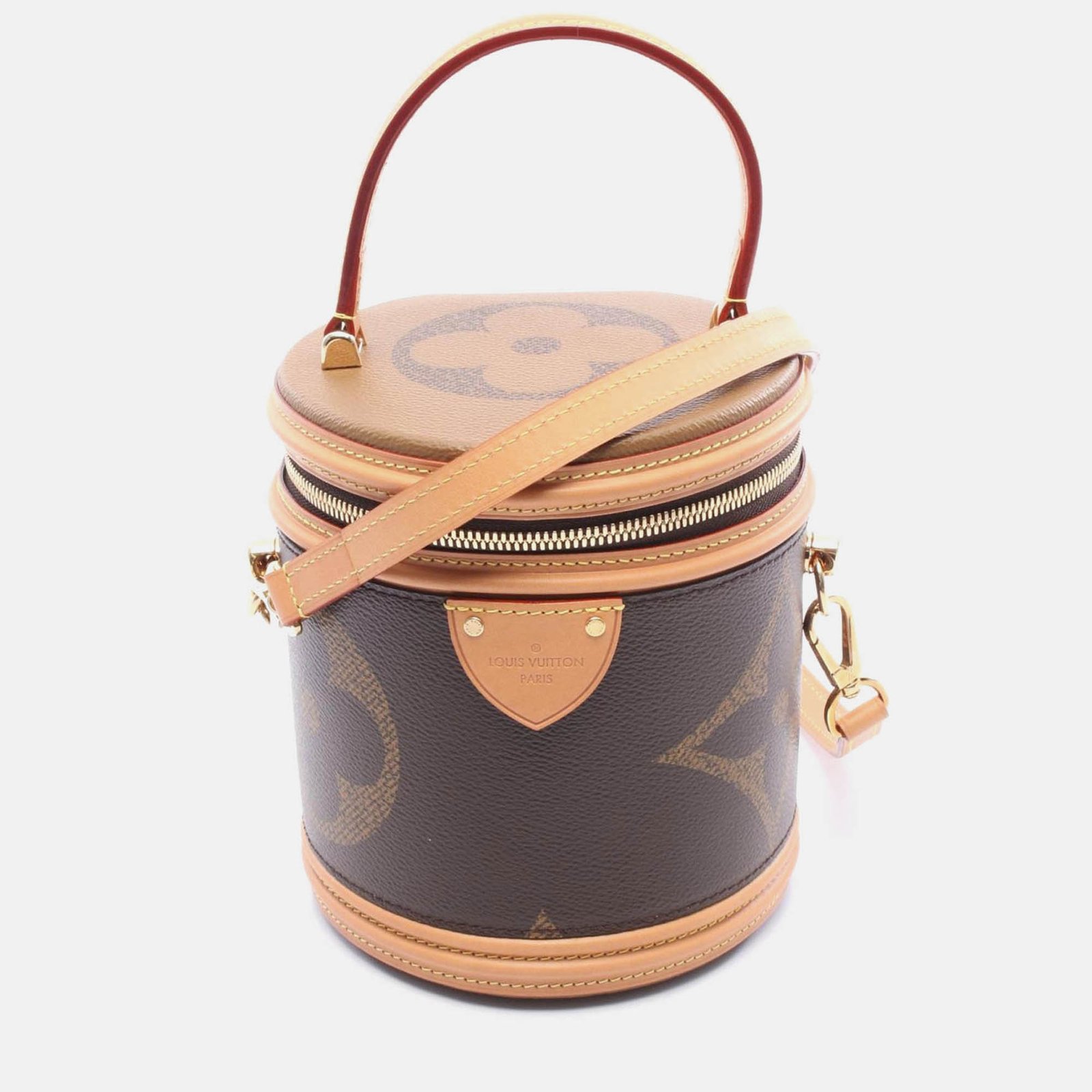 louis vuitton cannes shoulder handbag  monogram giant reverse canvas