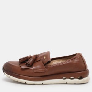 luxury-women-salvatore-ferragamo-used-shoes-p1100132-007.jpg salvatore ferragamo brown leather loafers size 35.5