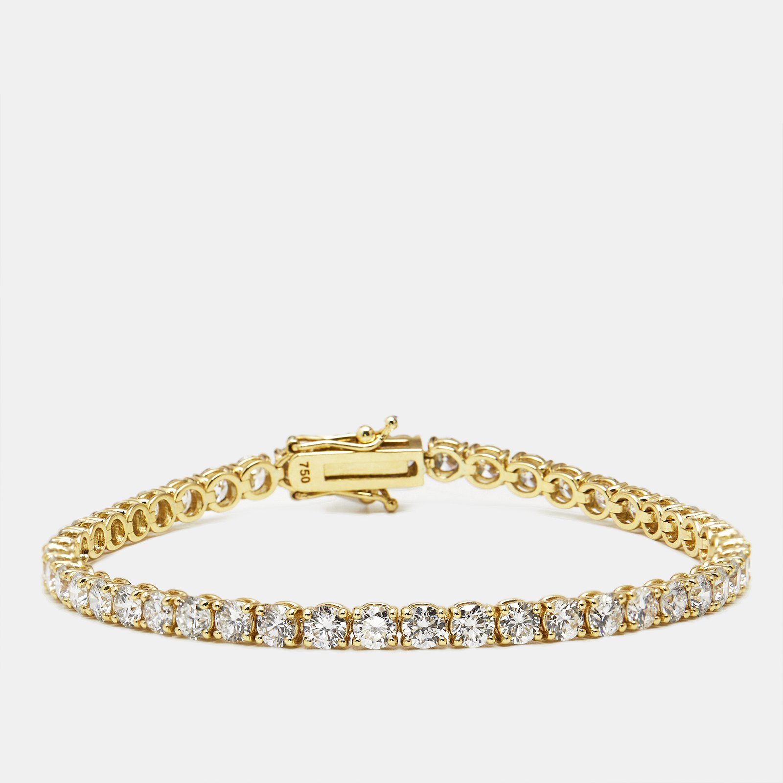 luxury-women-the-diamond-edit-new-fine-jewelry-p1175207-001.jpg 6.00 cts round brilliant lab grown diamonds 18k yellow gold tennis bracelet