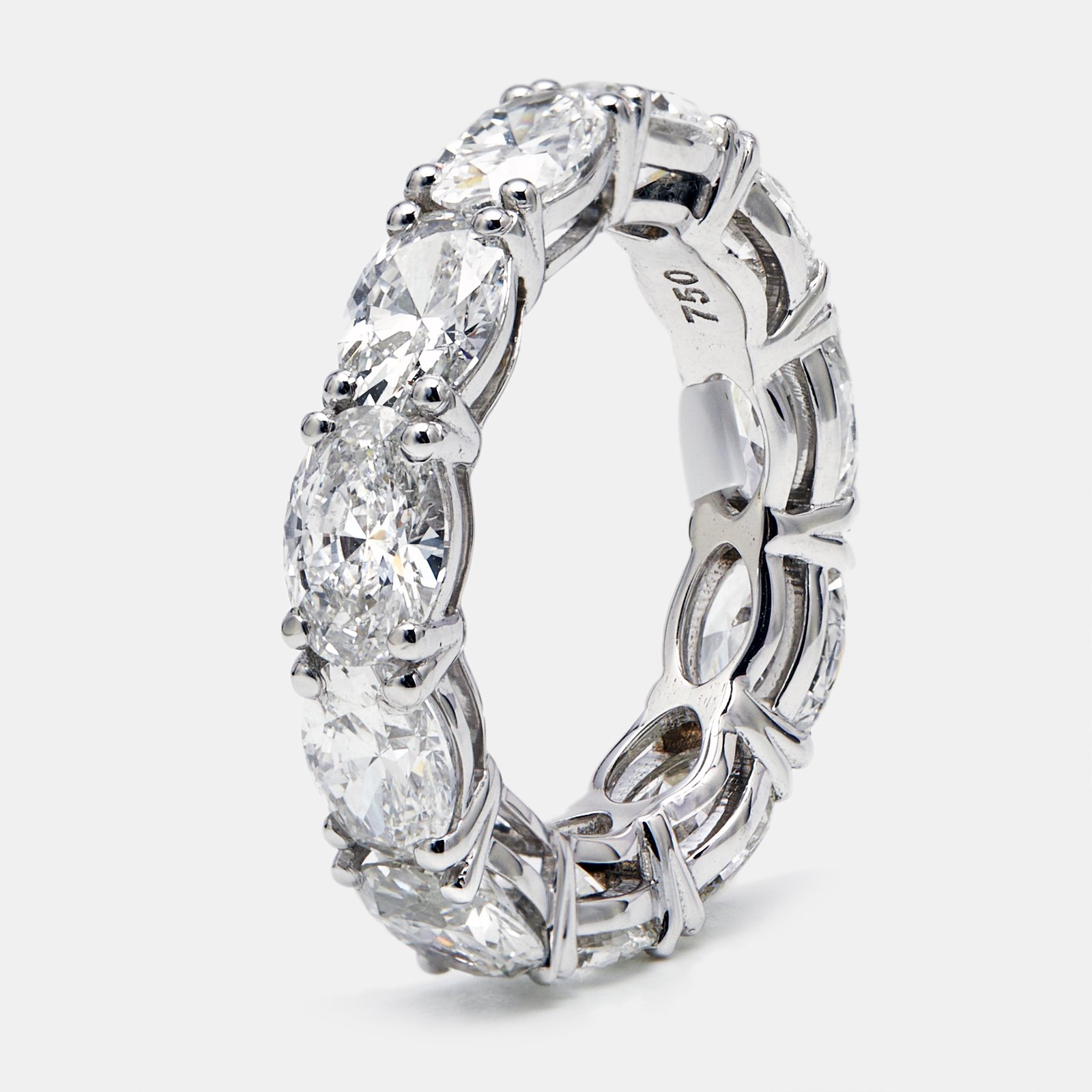 luxury-women-the-diamond-edit-new-fine-jewelry-p1180289-002.jpg 6 cts oval brilliant lab grown diamonds 18k white gold eternity band ring size 54