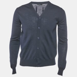 luxury-men-prada-used-clothes-p1175311-001.jpg prada navy blue wool knit long sleeve cardigan xs