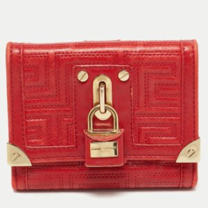 luxury-men-versace-used-bags-p1192955-001.jpg versace red quilted leather lock trifold wallet