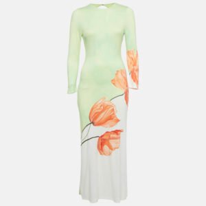 luxury-women-alice-olivia-used-clothes-p1197986-001.jpg alice + olivia green floral print jersey delora maxi dress s