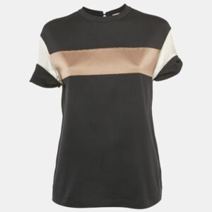 luxury-women-brunello-cucinelli-used-clothes-p1165534-001.jpg brunello cucinelli black satin jersey monili detail top xs