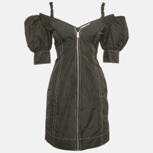 luxury-women-ganni-new-clothes-p1191653-005.jpg ganni black crepe cold shoulder mini dress xs