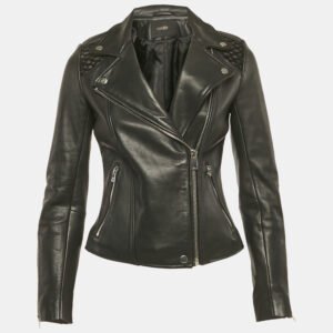 luxury-women-maje-used-clothes-p1181608-007.jpg maje black leather biker jacket s