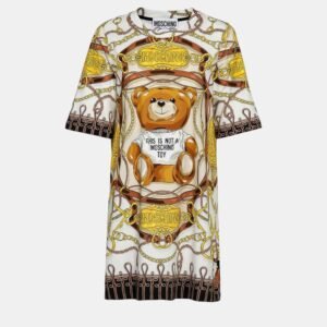 luxury-women-moschino-new-clothes-p960356-001.jpg moschino multi military teddy scarf print dress l