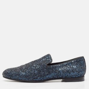 luxury-men-jimmy-choo-used-shoes-p1078795-010.jpg jimmy choo blue glitter slip on loafers size 42