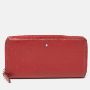 luxury-men-montblanc-used-bags-p1002113-013.jpg montblanc red leather meisterstuck zip around wallet