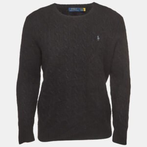 luxury-men-polo-ralph-lauren-used-clothes-p1002966-002.jpg polo ralph lauren black cable knit crew neck sweatshirt xxl