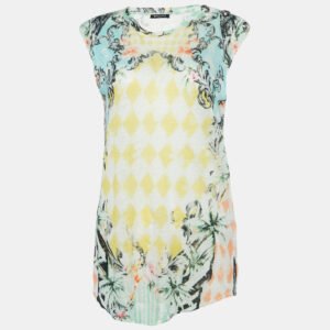 luxury-women-balmain-used-clothes-p1002003-005.jpg balmain multicolor floral print linen jersey tank top m