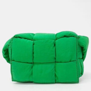 bottega veneta green candy padded cassette bag