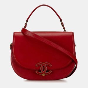 luxury-women-chanel-used-handbags-p1005862-011.jpeg chanel red calfskin and quilted goatskin small coco curve flap shoulder bag