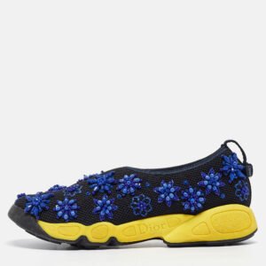 luxury-women-dior-used-shoes-p1005043-010.jpg dior black mesh fusion sneakers size 36.5