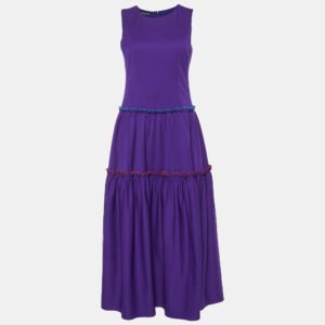 luxury-women-emporio-armani-used-clothes-p1000373-002.jpg emporio armani purple wool ruffled midi dress s