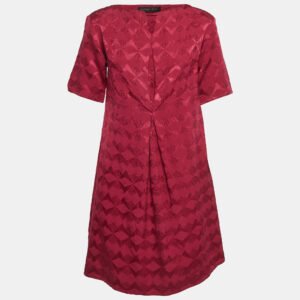 luxury-women-etro-used-clothes-p1003017-002.jpg etro pink burgundy patterned silk & wool blend mini dress s