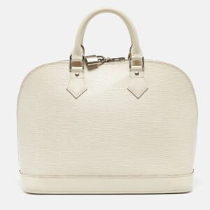 louis vuitton ivorie epi leather alma pm bag
